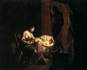 Penelope Unravelling Her Web Joseph wright of derby